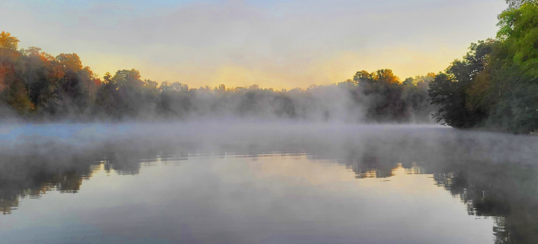 Armco Lake Sunrise with Fog